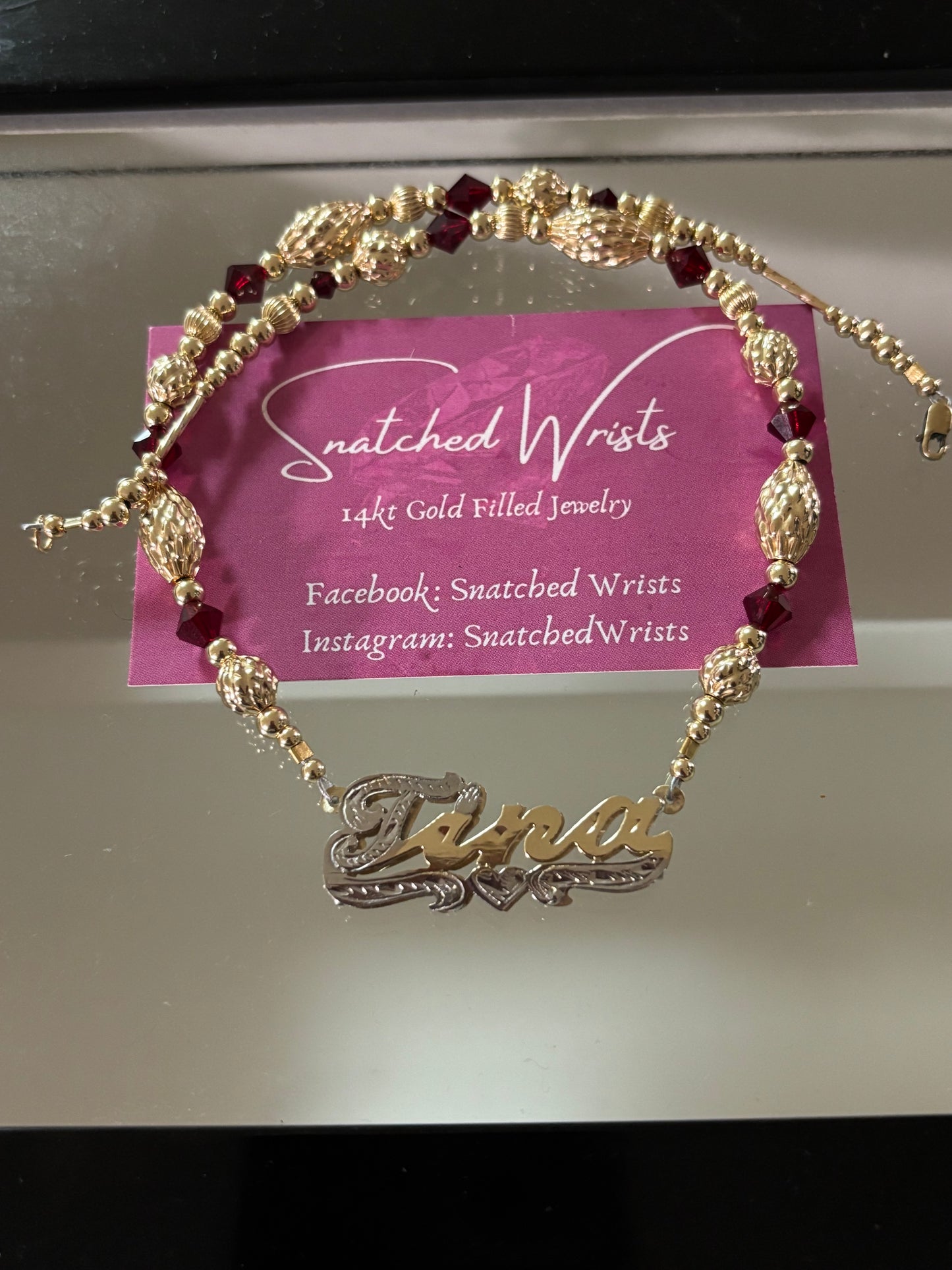 10K Colored Pineapple Necklace