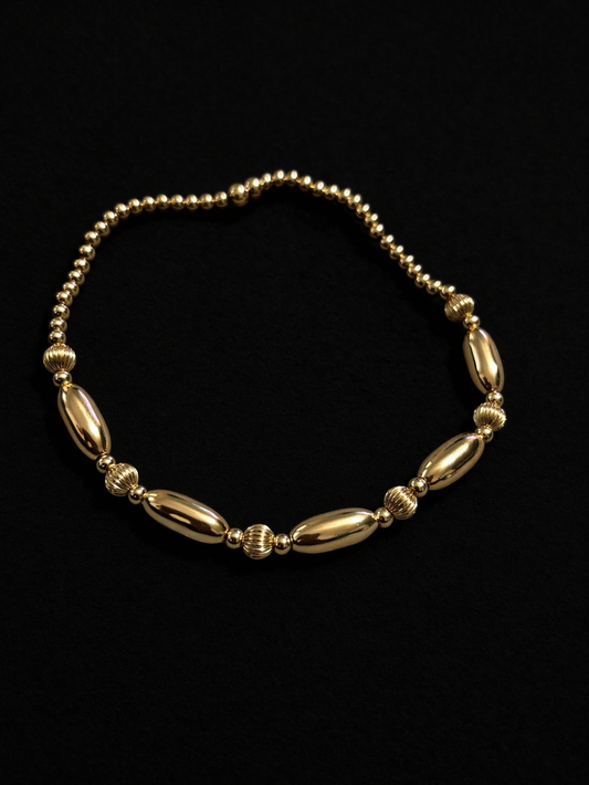 All Gold Rice Anklet