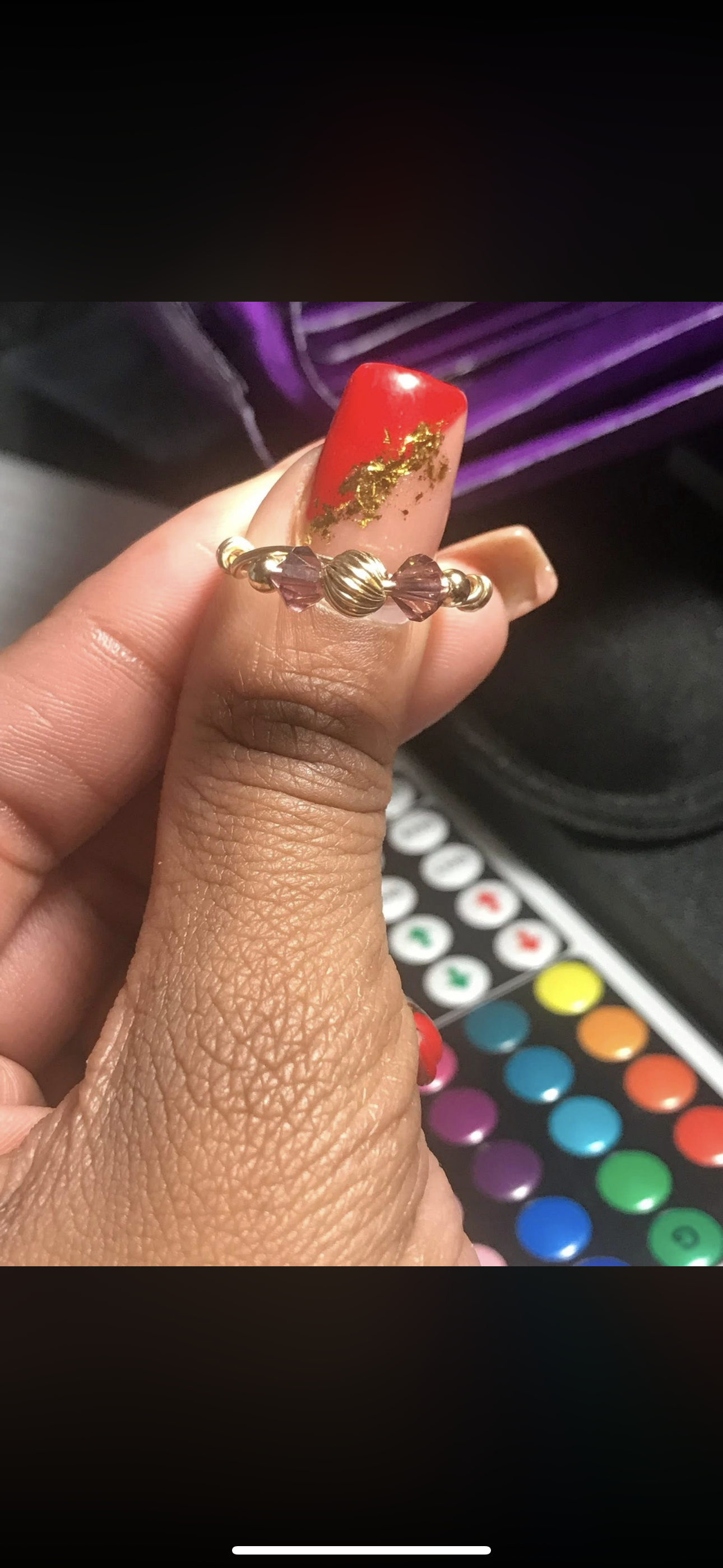 Twisted Birthstone Ring