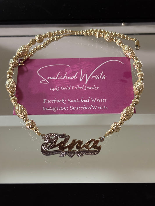 10K Pineapple Necklace