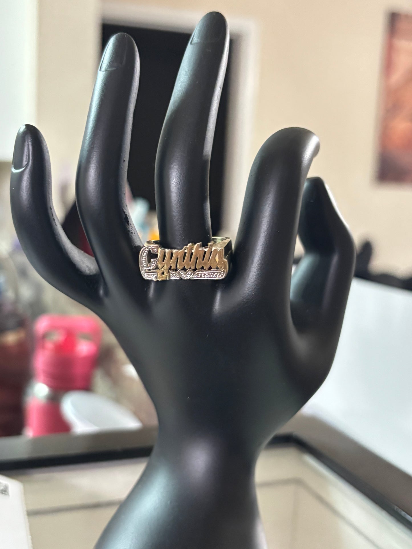 10K Name Ring