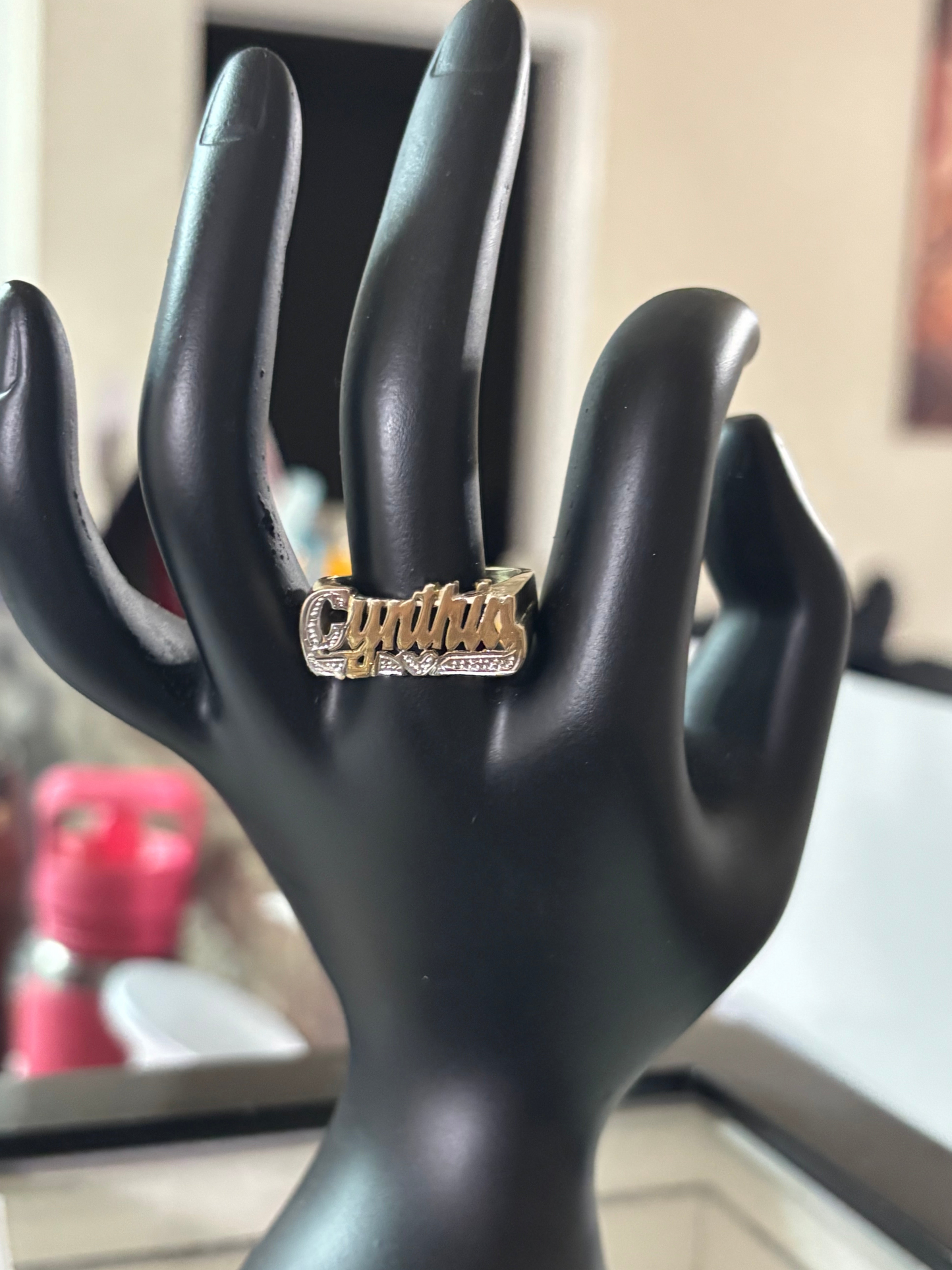 10K Name Ring