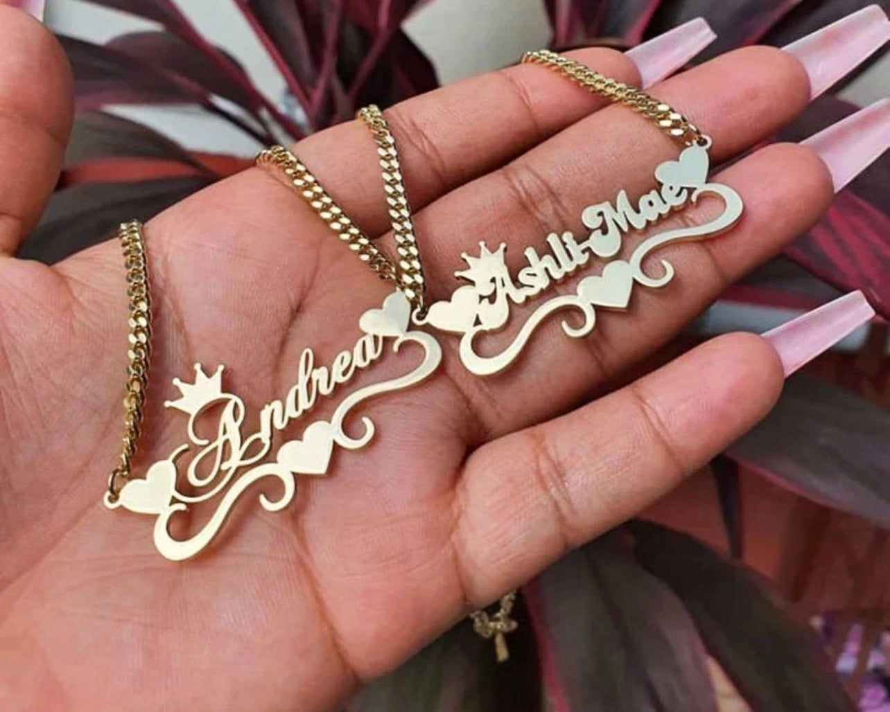 Heart Nameplate