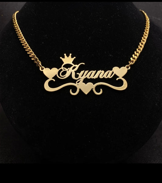Heart Nameplate